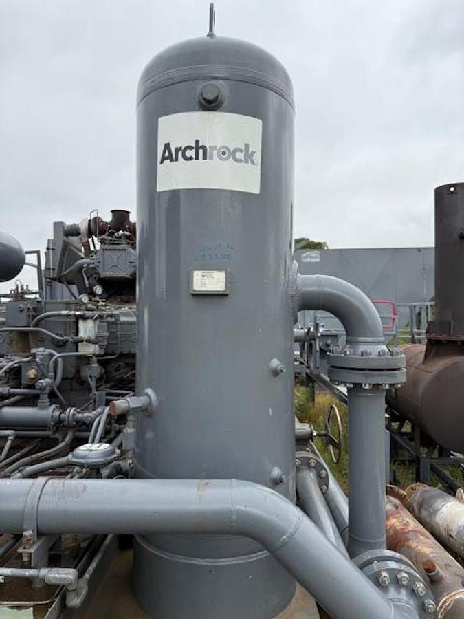 Used Waukesha L7042GSI / Ariel JGK-4 Two Stage Compressor Package SN F-13668 Size 9.125" x 9.125" x 6.25" x 6.25"  with 156FI Cooler