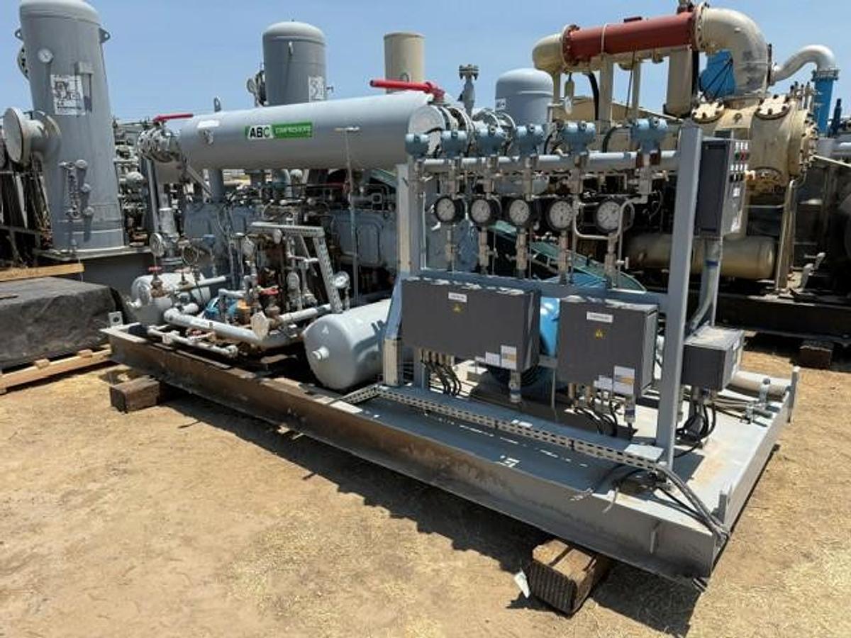 Used 150 HP / ABC 1EHA-2-GT-240 Natural Gas Compressor SN 24998