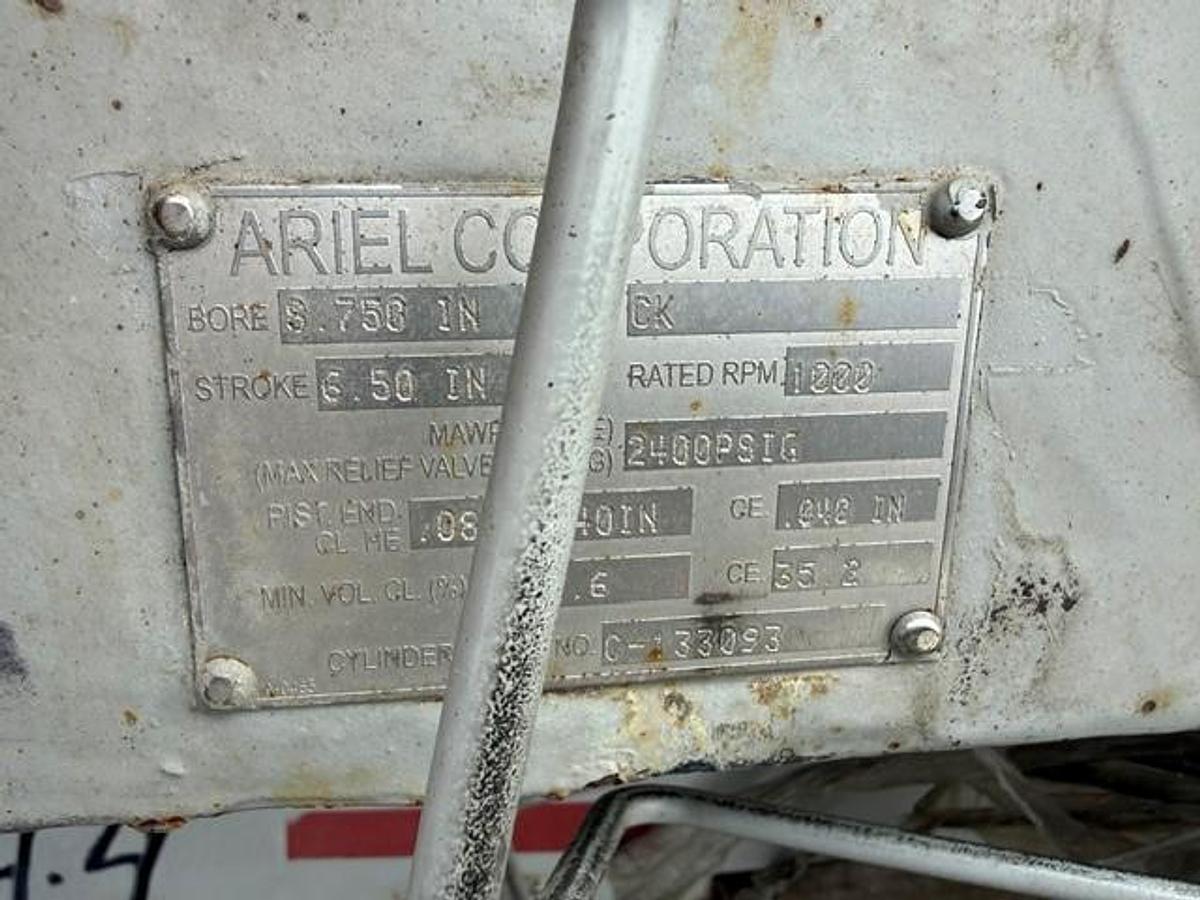 Used Ariel 8.75” CK 2400 # MAWP Cylinder SN C-133093