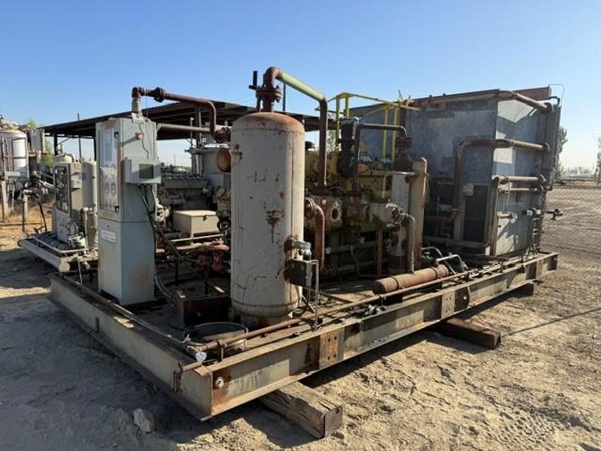 Used CAT G3406TA / Ariel JGA-4 Five Stage High Pressure Compressor Package Size 11” x 6.125” x 3.625” x 3” x 1.5” SN: F-10098