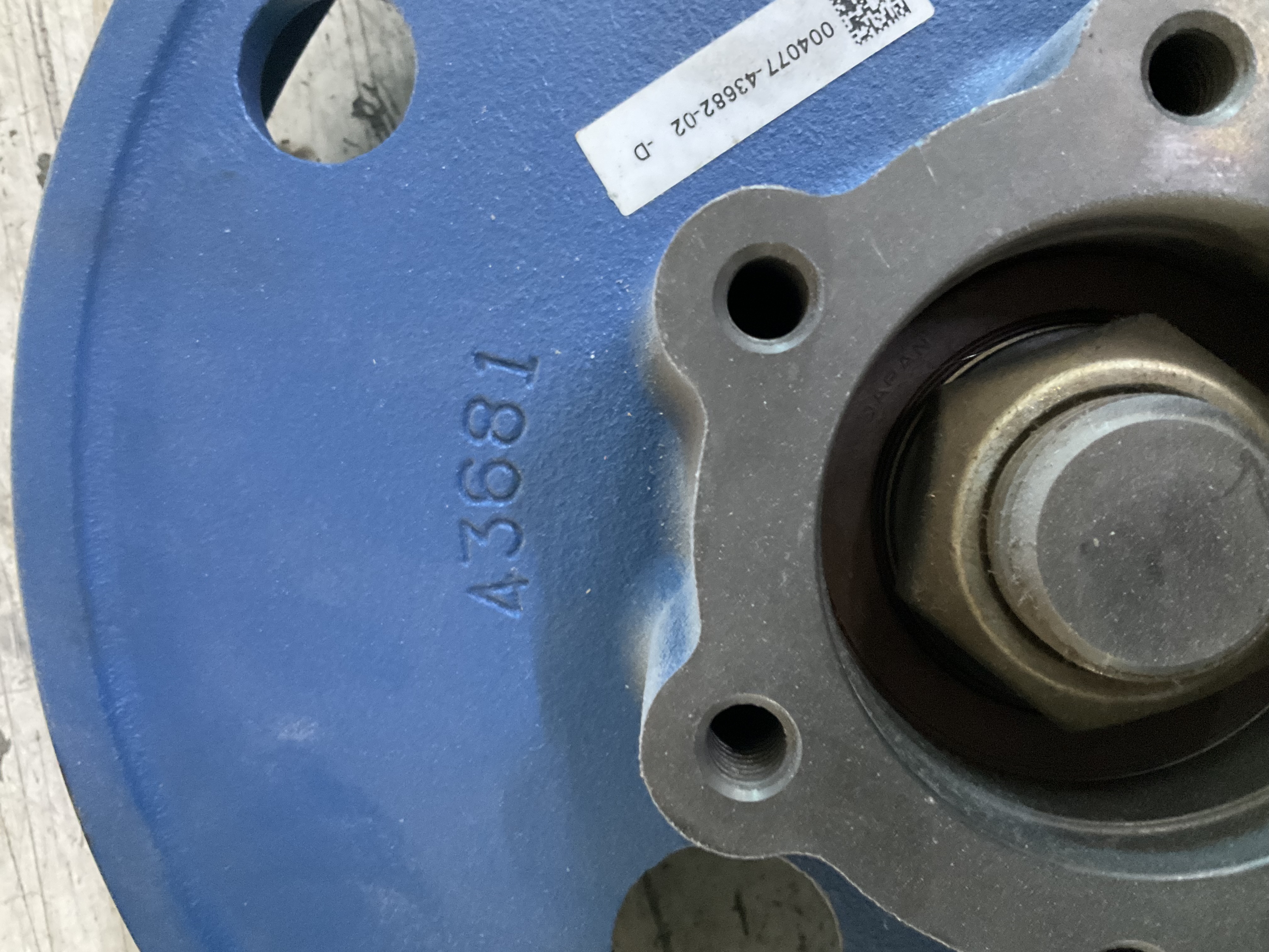 BorgWarner Thermal Systems fan-drive pulley assembly PN: 004077-43682-02-D
