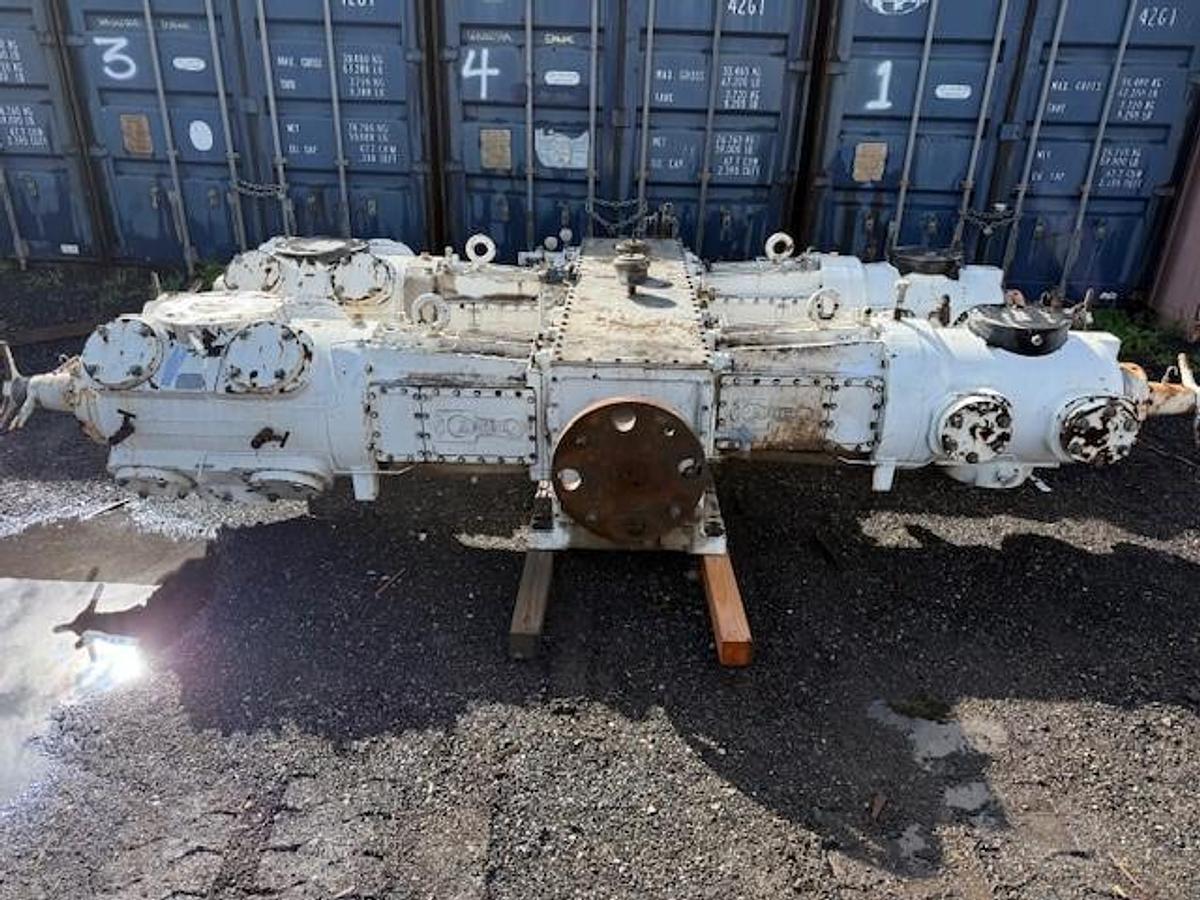 Used Ariel JGK-4 Compressor Frame SN F-37234 with (2) 11” x (2) 6.25” JGK Cylinders 