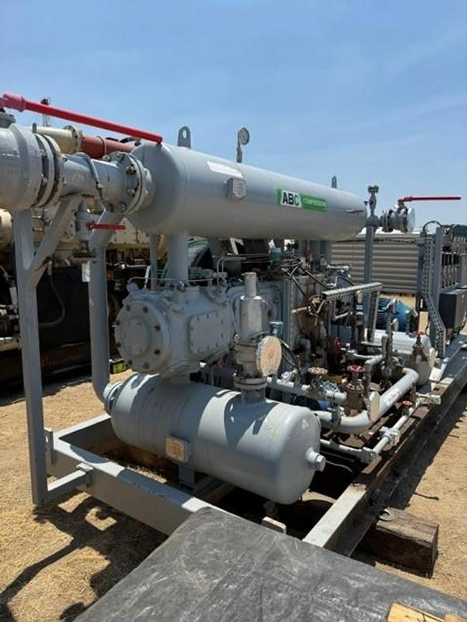 Used 150 HP / ABC 1EHA-2-GT-240 Natural Gas Compressor SN 24998