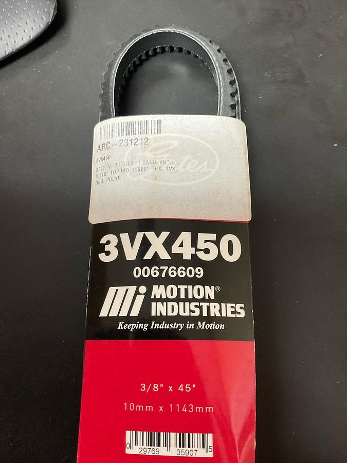 GATES V BELT PN: 3VX450