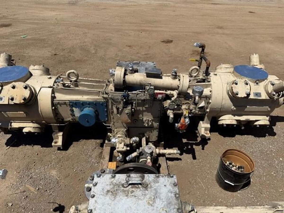 Used Ariel JGT-2 Compressor Frame SN F-29829 with (2) 8.375” JGT 1895 # Cylinders
