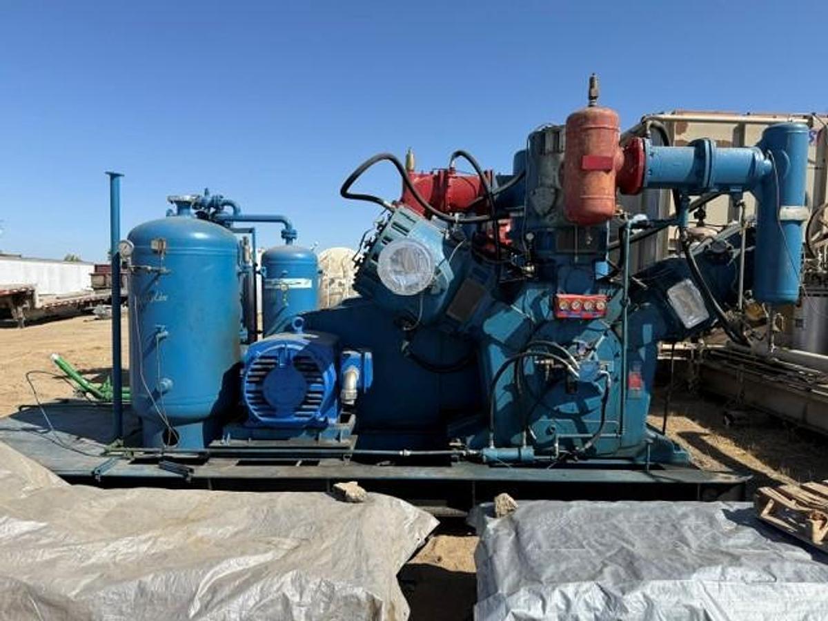 Used 300 HP / Bellis and Morcom WH28N-H3 Air Compressor SN 7779