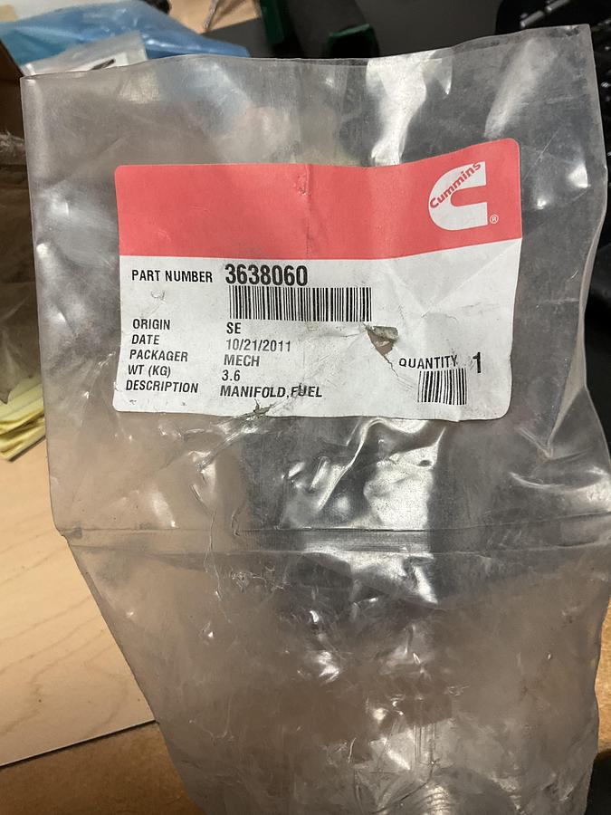 Cummins Fuel Manifold PN: 3638060
