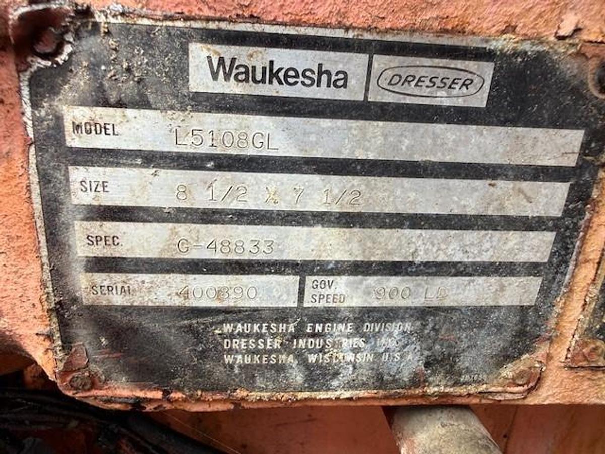 Used Waukesha L5108GL Engine SN 400890