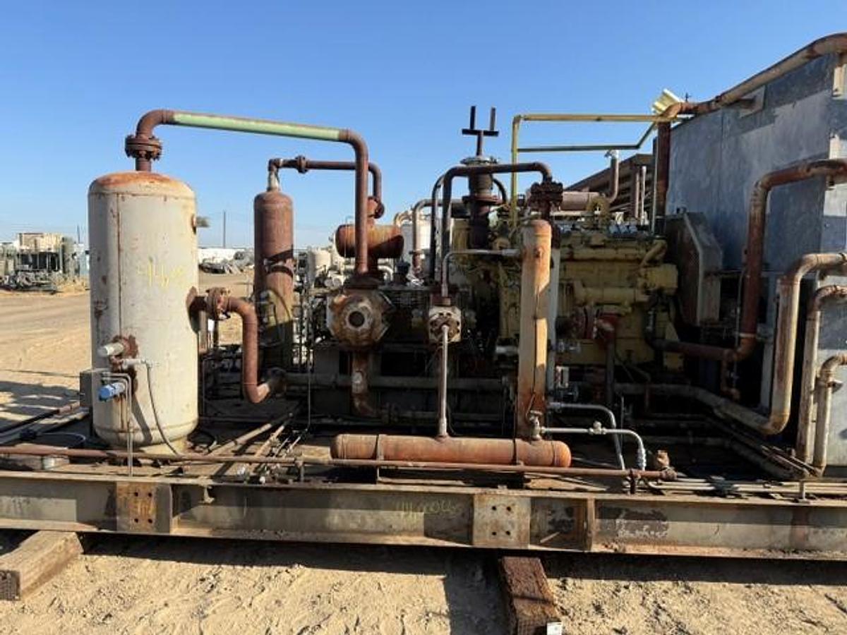 Used CAT G3406TA / Ariel JGA-4 Five Stage High Pressure Compressor Package Size 11” x 6.125” x 3.625” x 3” x 1.5” SN: F-10098