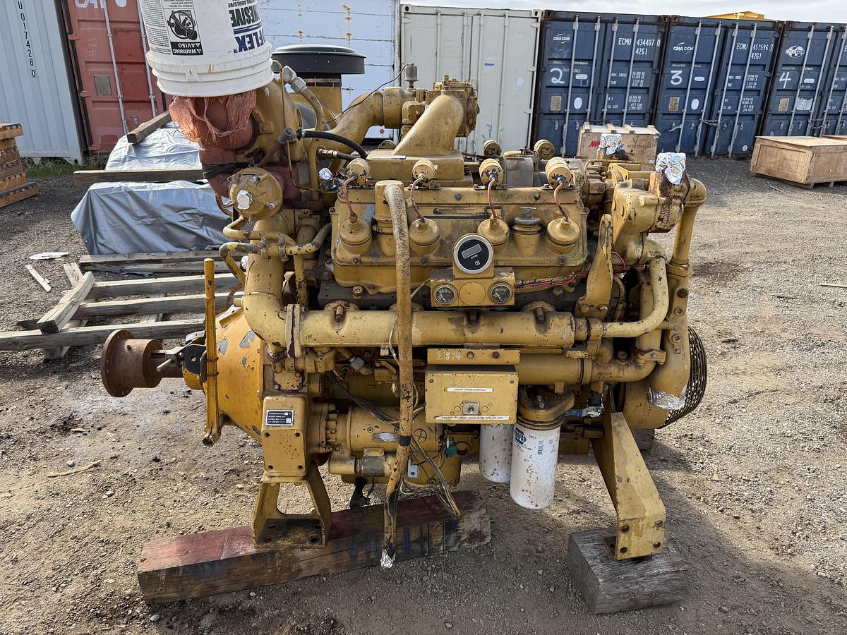 Used Caterpillar G3408TA Engine SN 6NB00596