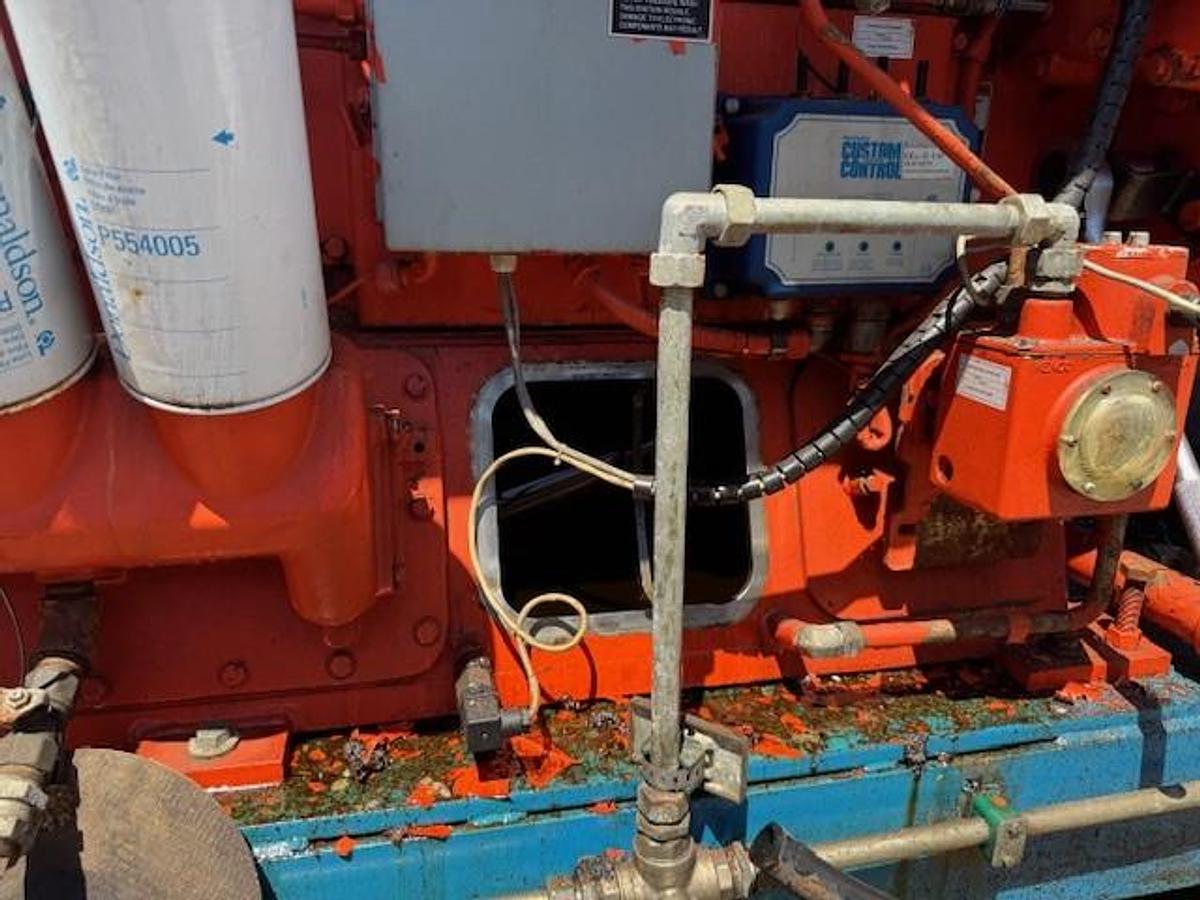 Used Waukesha L36GSID / Leroy Somer 550 KW Natural Gas Generator Set SN C-17682/1