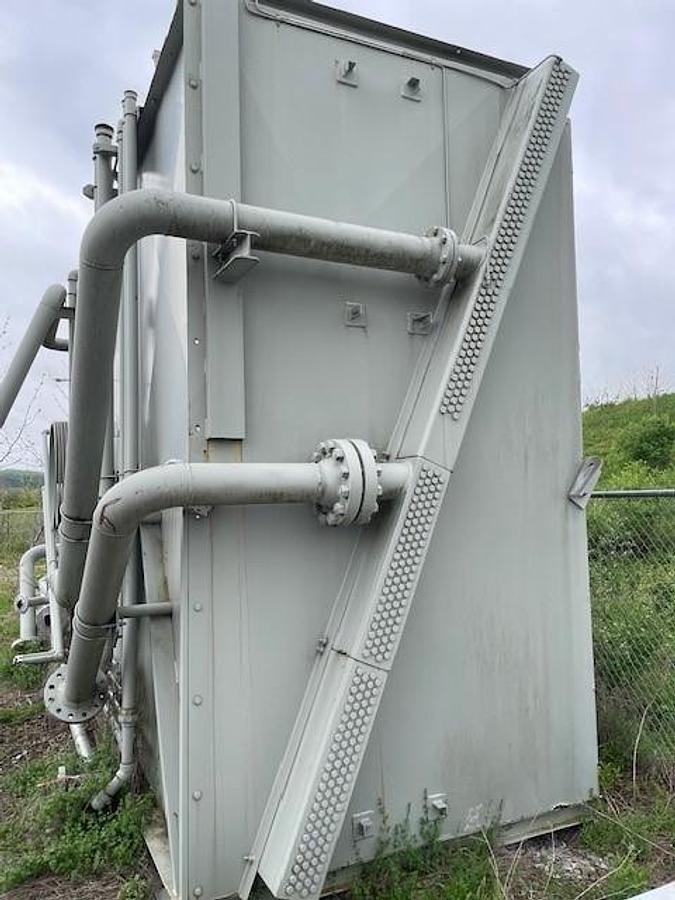 Rebuilt Gemini FS504 - 2 Stage Compressor Package SN HSR-001961 Size 8.5" x 8.5" x 5.5" x 5.5" - Air Exchanger 144EH