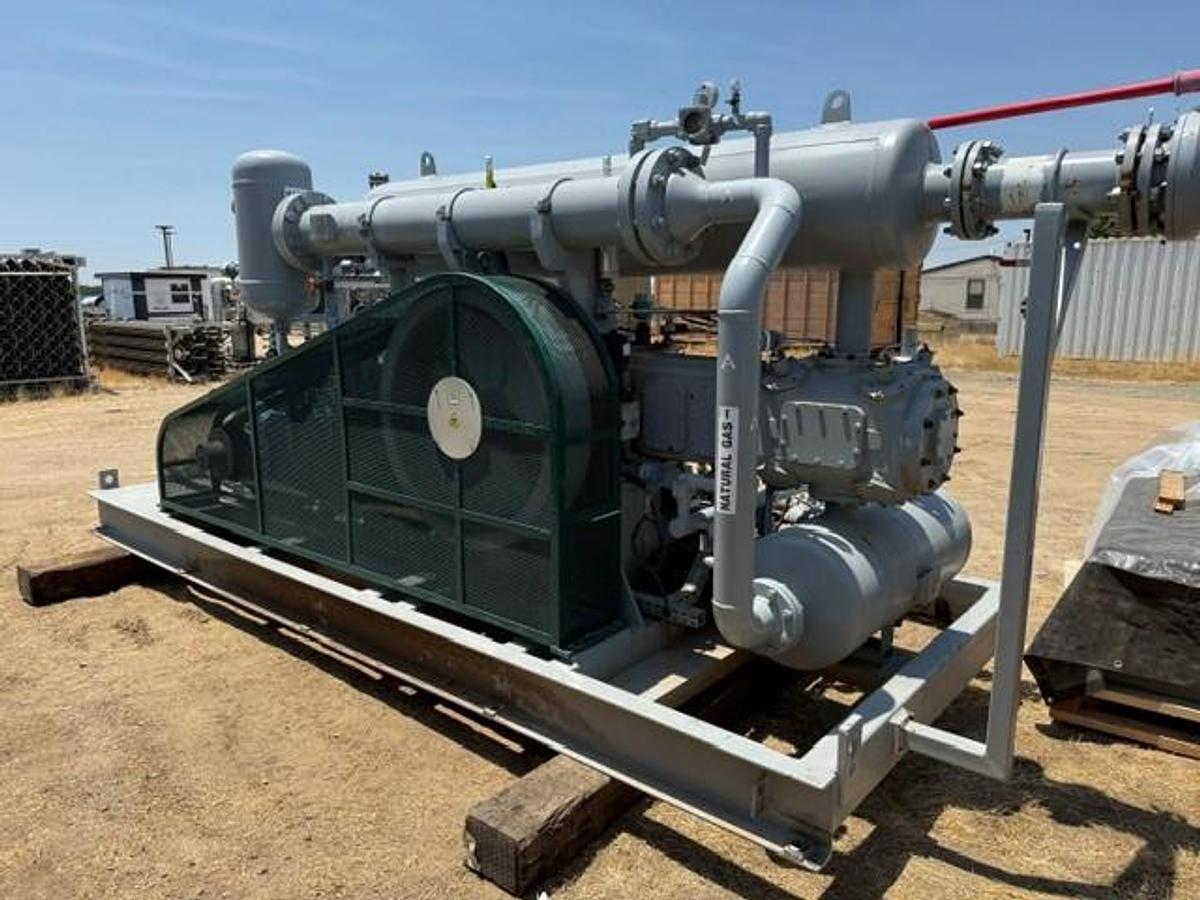 Used 150 HP / ABC 1EHA-2-GT-240 Natural Gas Compressor SN 24998