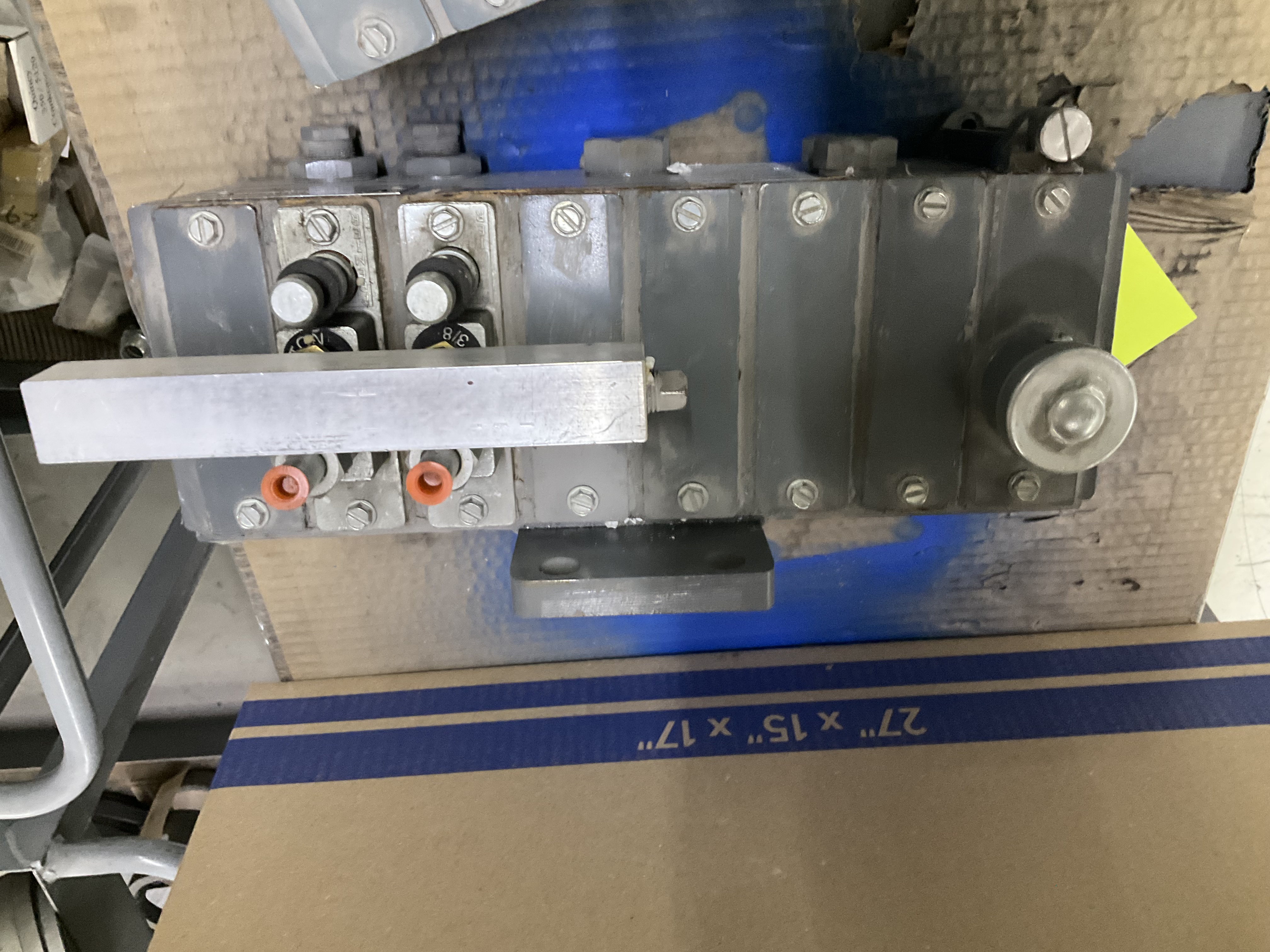 Used Premier force-feed lubricator assembly with pressurized-suction pumps 