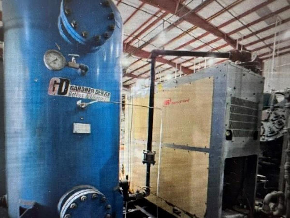 Used Qty (2) Gardner Denver Compressor Model WH29H3N S/N C004453 Air Compressor Belliss and Morcum