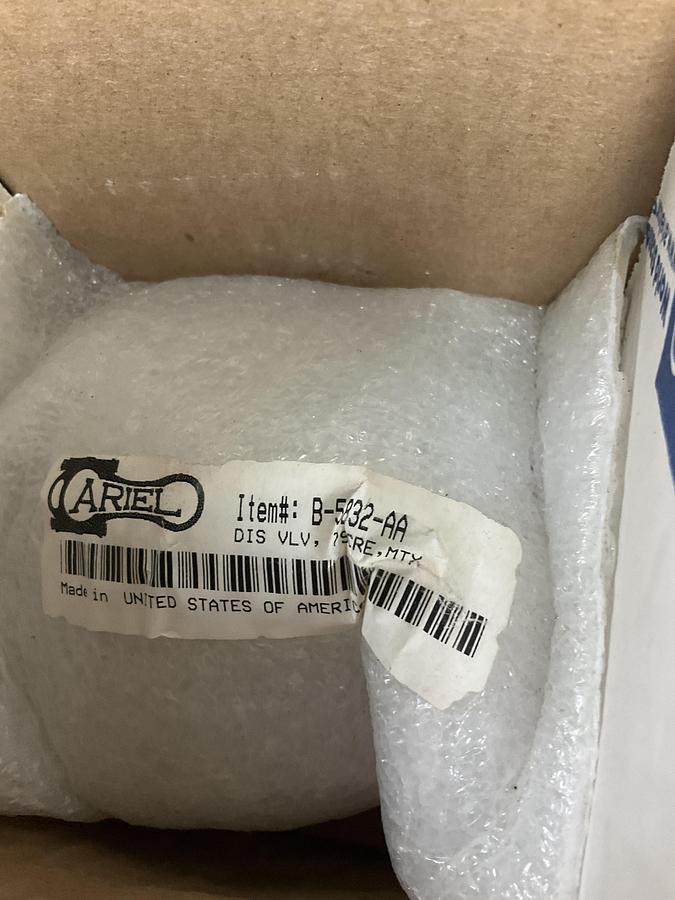 Rebuilt Ariel VALVE,COMPRESSOR CYLINDER,DISCHARGE,REBUILT PN: B-5832-AA