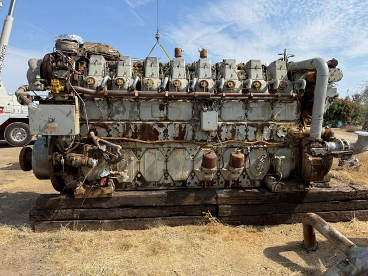 Used CAT G3608 A3 Engine SN 4WF00024