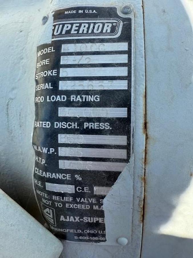 Used Superior 410CC Cylinders 325653
