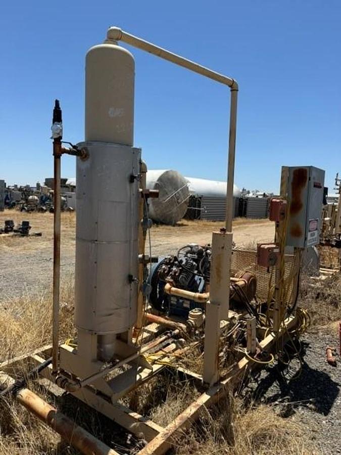 Used Quincy 4125PNG Vapor Recovery Compressor 25HP SN 20080505-0038