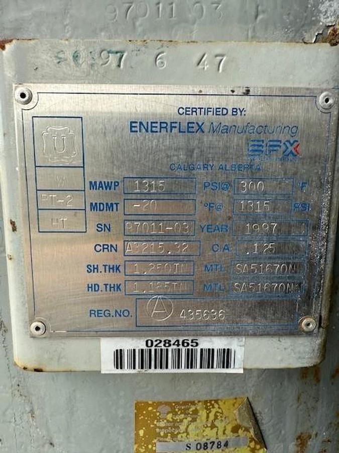 Used Waukesha Model L5790GL SN C-12498/3 Ariel Model JGK-4-3 Stage SN F-12035 Cylinder Sizes 14.125" x 13.625" x 9.125" x 6.25" Air-Ex Cooler Model 156EH 635,1315,1485