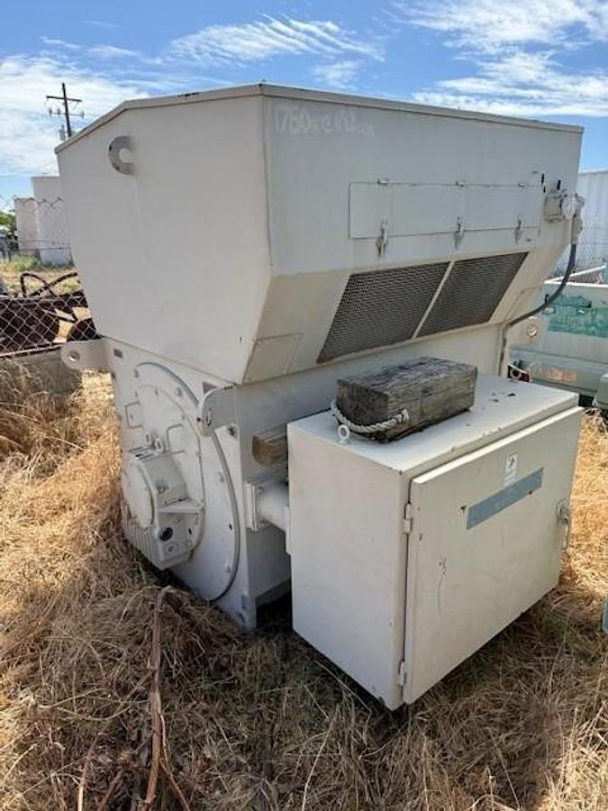 Used TECO Westinghouse 1750 HP @ 1195 RPM 4160 Volt Electric Motor