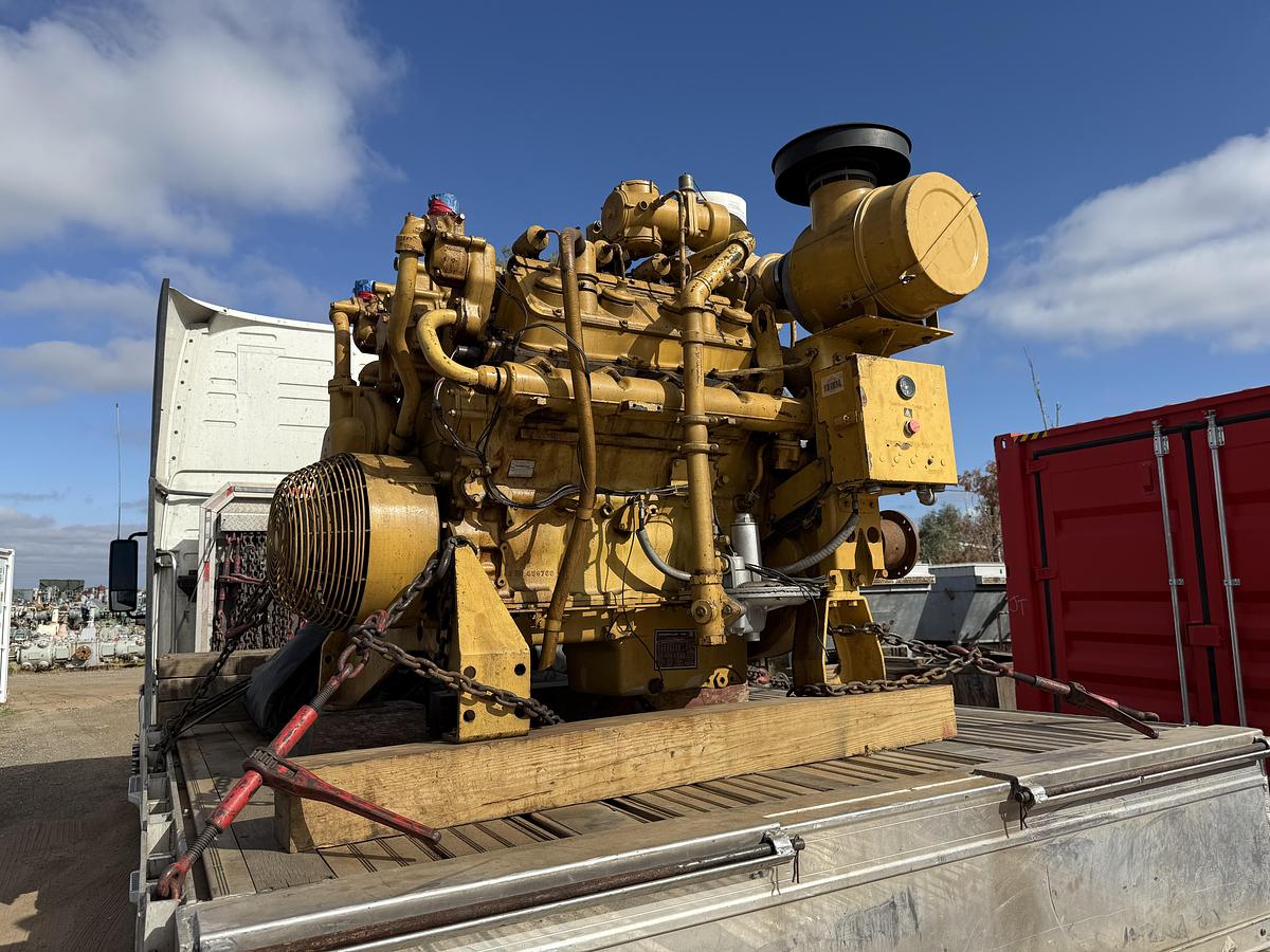 Used Caterpillar G3408TA Engine SN 6NB00596