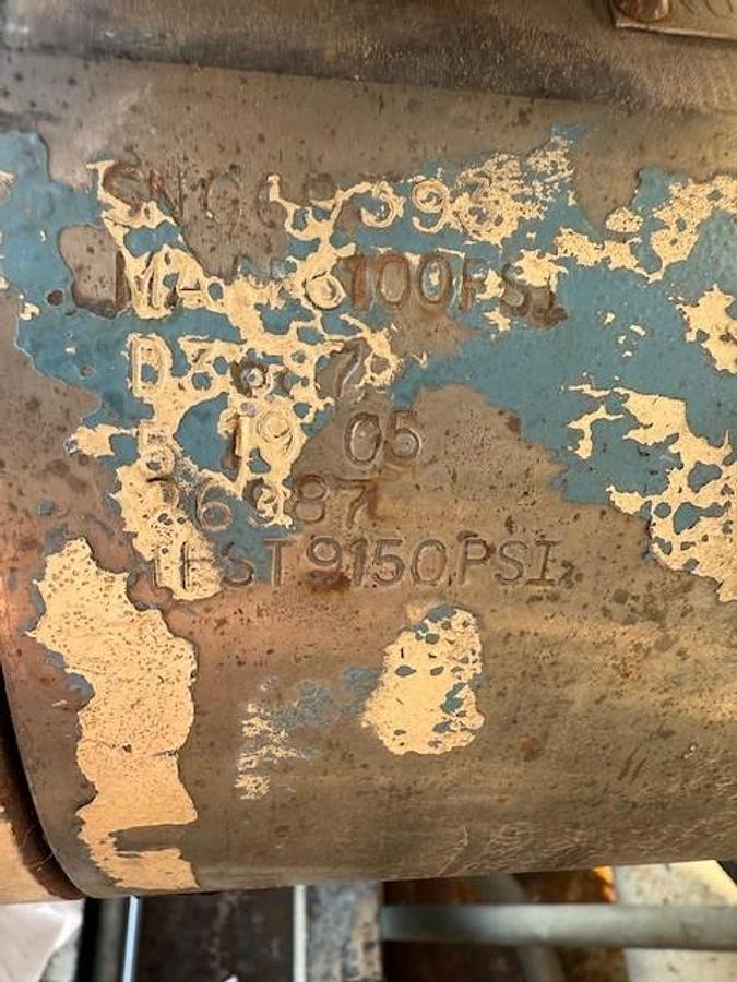 Used 600 HP / Ariel JGA-4 SN F-21749 Four Stage CNG Compressor Package Size 6.125” x 4.125” x 3.375” x 3.375” x 1.75” x 1.75” with ACE E721 Cooler