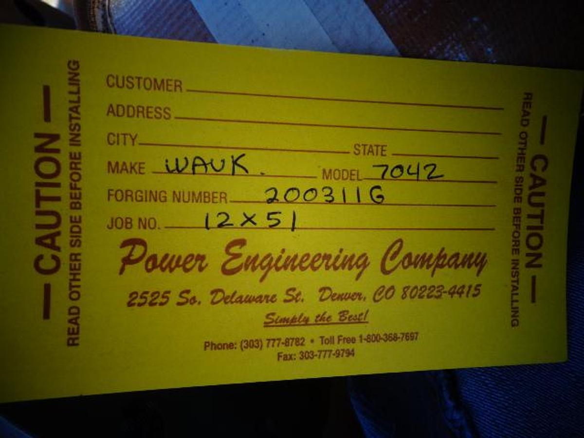 Used Waukesha 7042/5790 Crankshafts C200311G