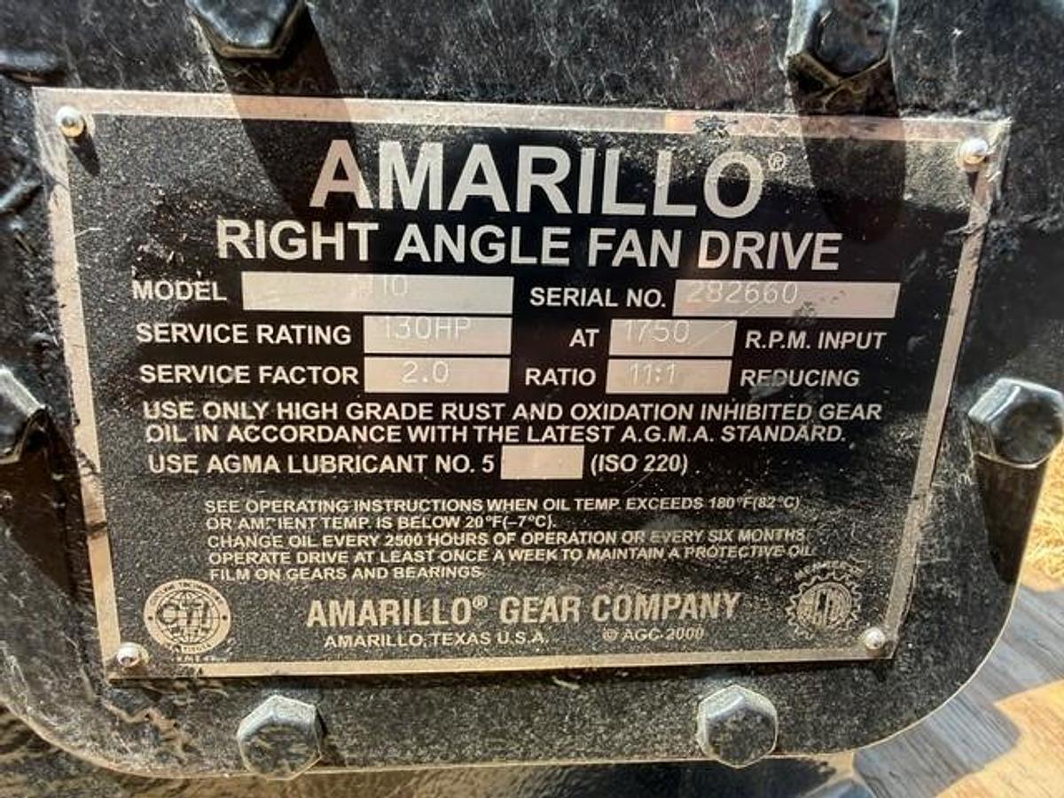 Used Amarillo Right Angle Drive Model FD110 SN 369124