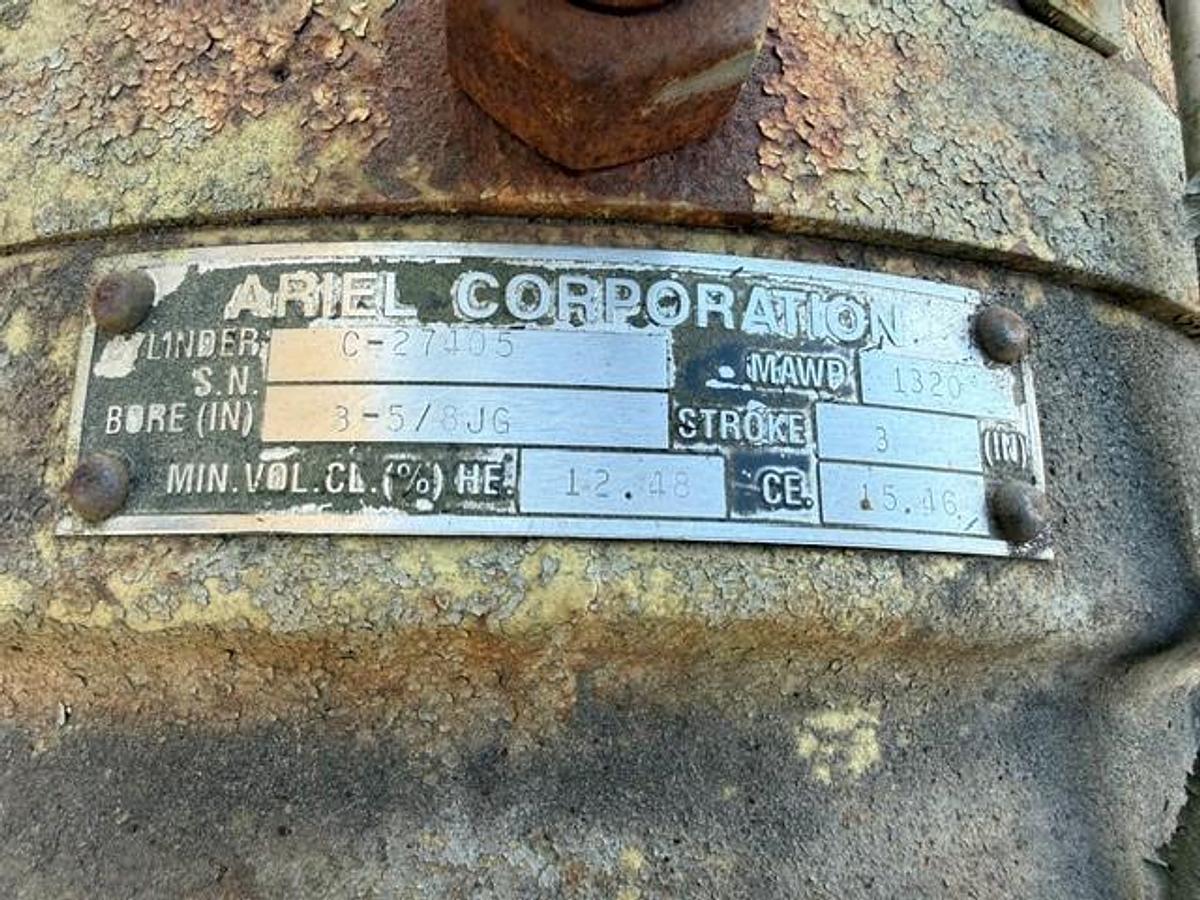 Used CAT G3406TA / Ariel JGA-4 Five Stage High Pressure Compressor Package Size 11” x 6.125” x 3.625” x 3” x 1.5” SN: F-10098