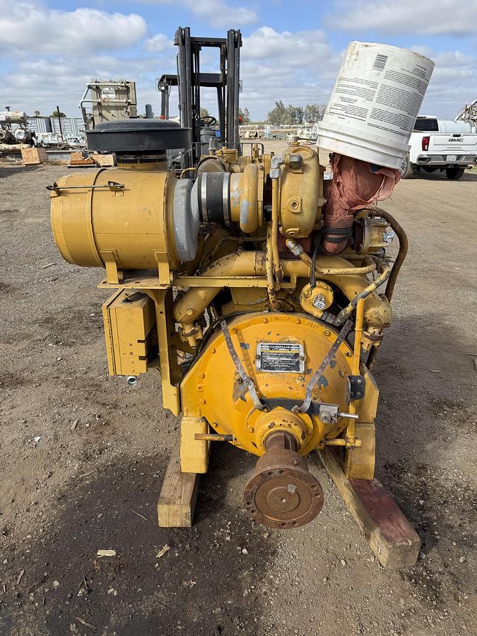 Used Caterpillar G3408TA Engine SN 6NB00596