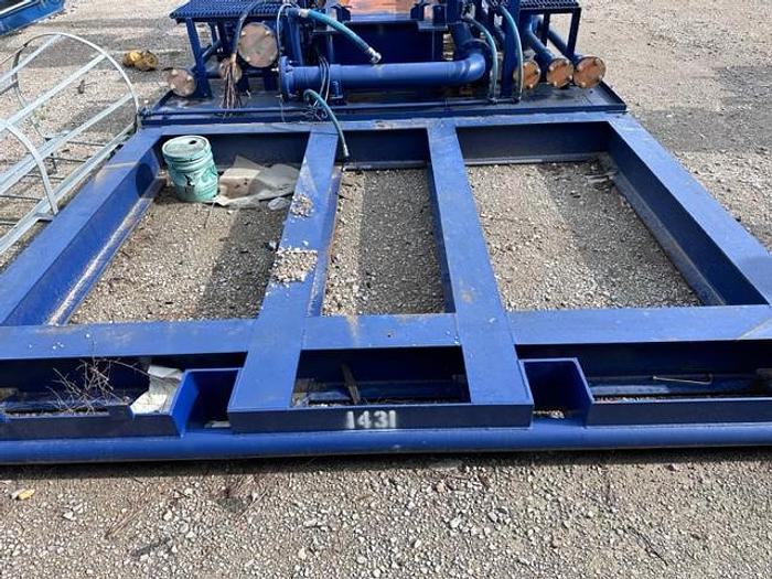 Used Ariel JGJ-4 / Cat G3508LE Three stage Compressor Package - Size 13.5” x 13.5” x 9.75” x 5.5” - Less Engine Only - Unit # 143