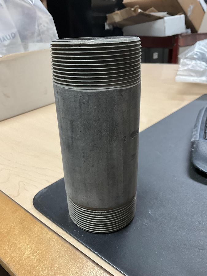 Used Gemini 2-inch seamless Schedule 80 steel pipe nipple