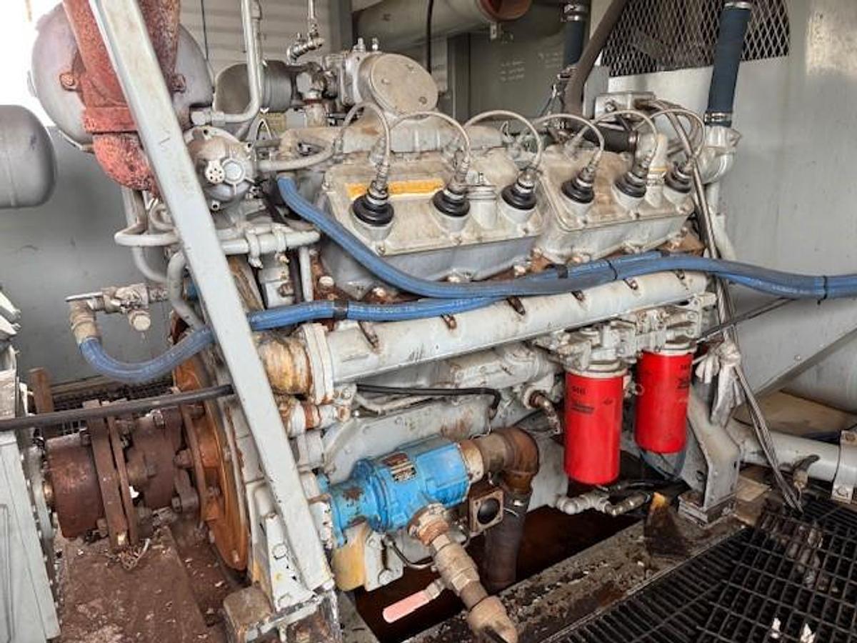 Used Ariel JGJ-2 / Cat G3412LE Compressor Package Size 16.75" x 9.75" SN F-12147