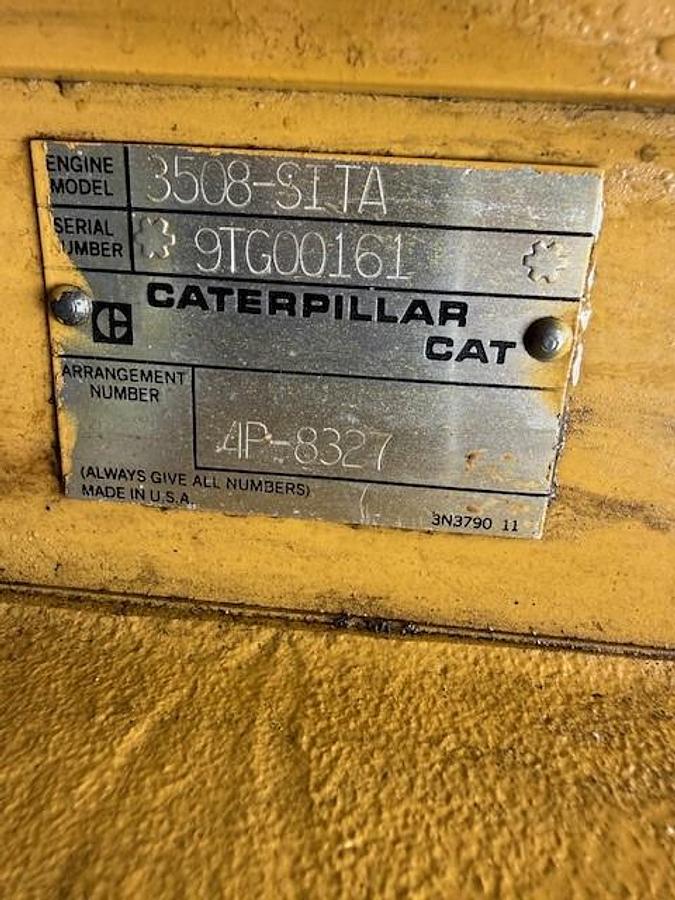 Used Caterpillar G3508SITA Engine SN 9TG00161