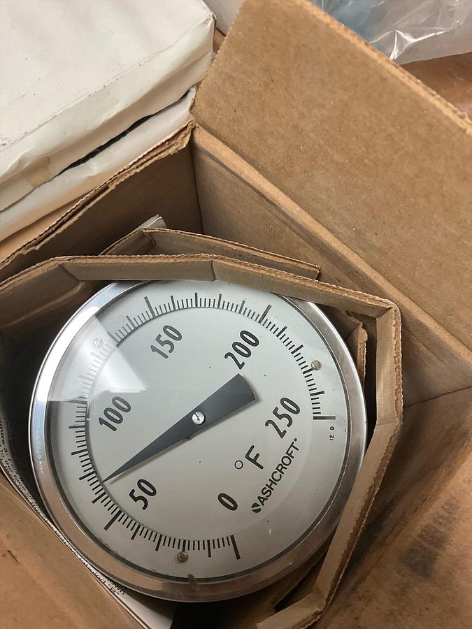 Ashcroft Bi-Metal Thermometer 5" 50 EI60 E 040 0/250F