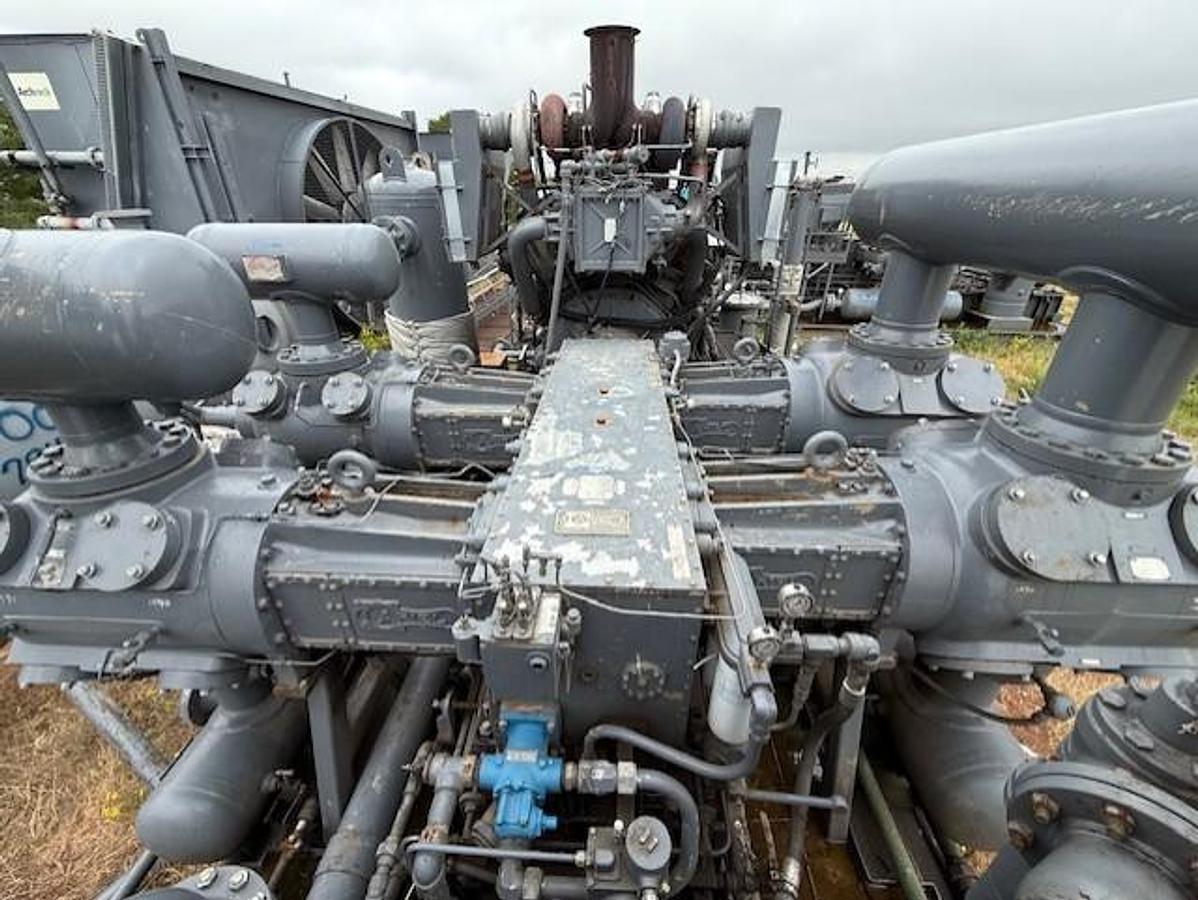 Used Waukesha L7044GSI / Ariel JGK-4 Three Stage Compressor Package SN F-17437 Size 13.625" x 13.625" x 9.625" x 6.75" with 156EH Cooler