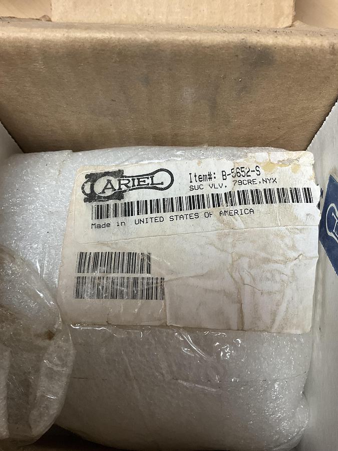 Ariel SUC VLV, 79CRE,NYX PN: B-5652-S