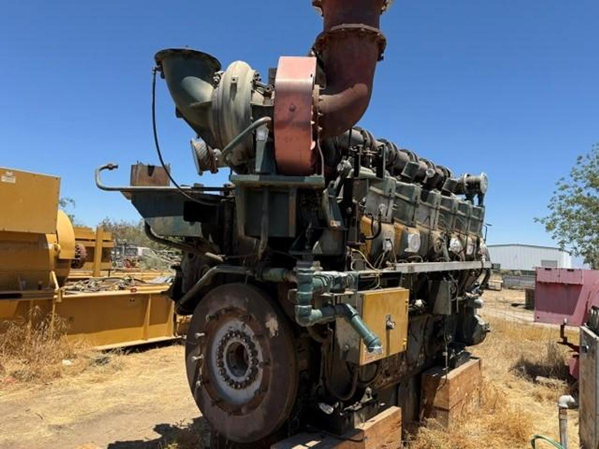 Used Caterpillar G3612LE A3 Engine SN 1YG00241