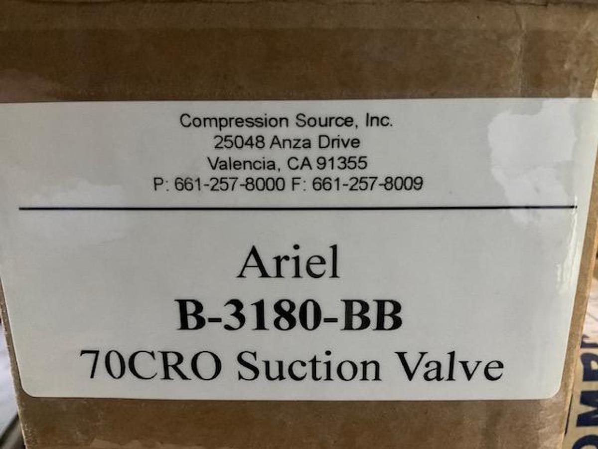 Ariel 70CRO Suction Valve PN B-3180-BB