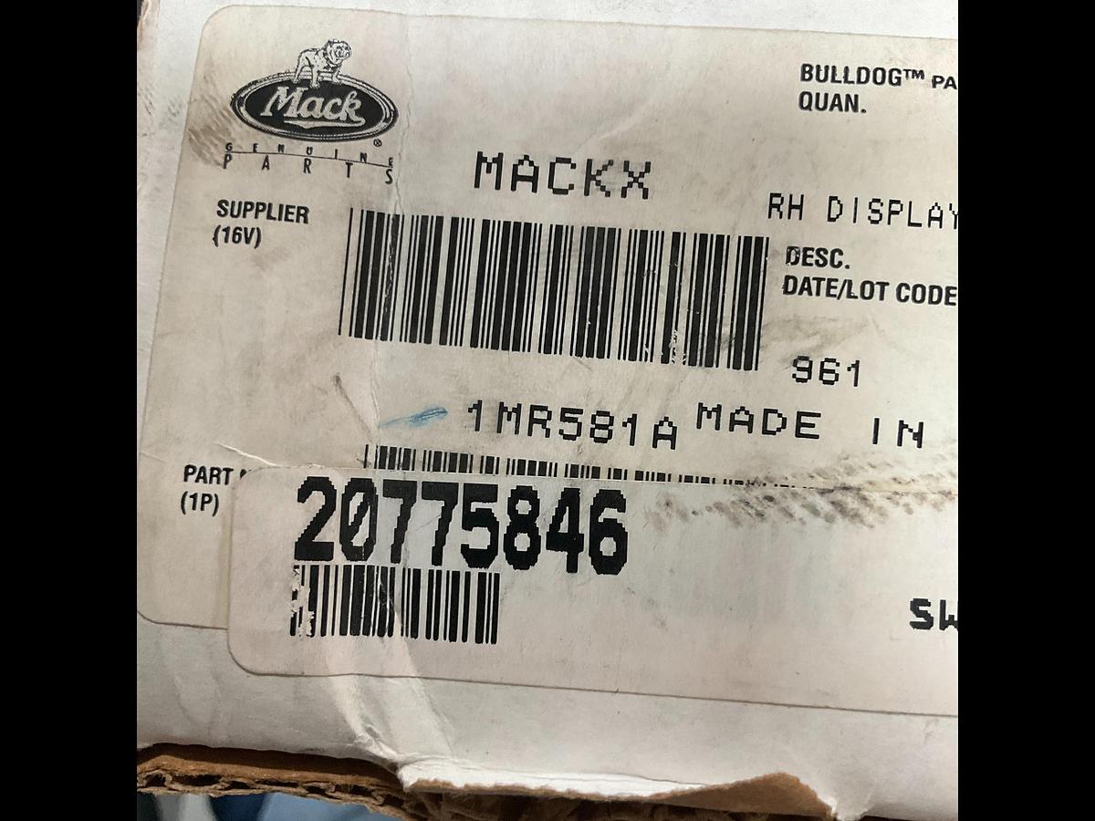 MACK Multi-Purpose Switch PN: 20775846