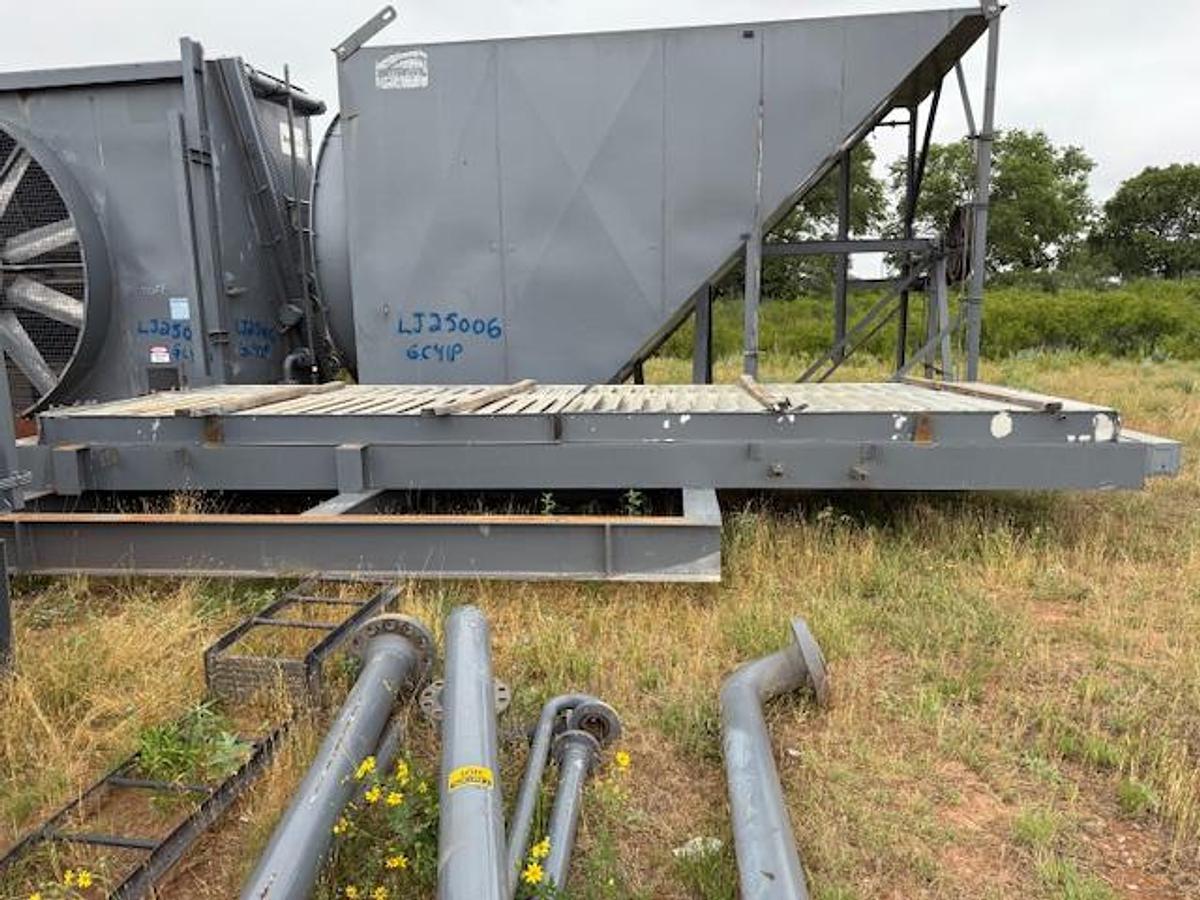 Used Waukesha L7042GSI / Ariel JGK-4 Two Stage Compressor Package SN F-13668 Size 9.125" x 9.125" x 6.25" x 6.25"  with 156FI Cooler