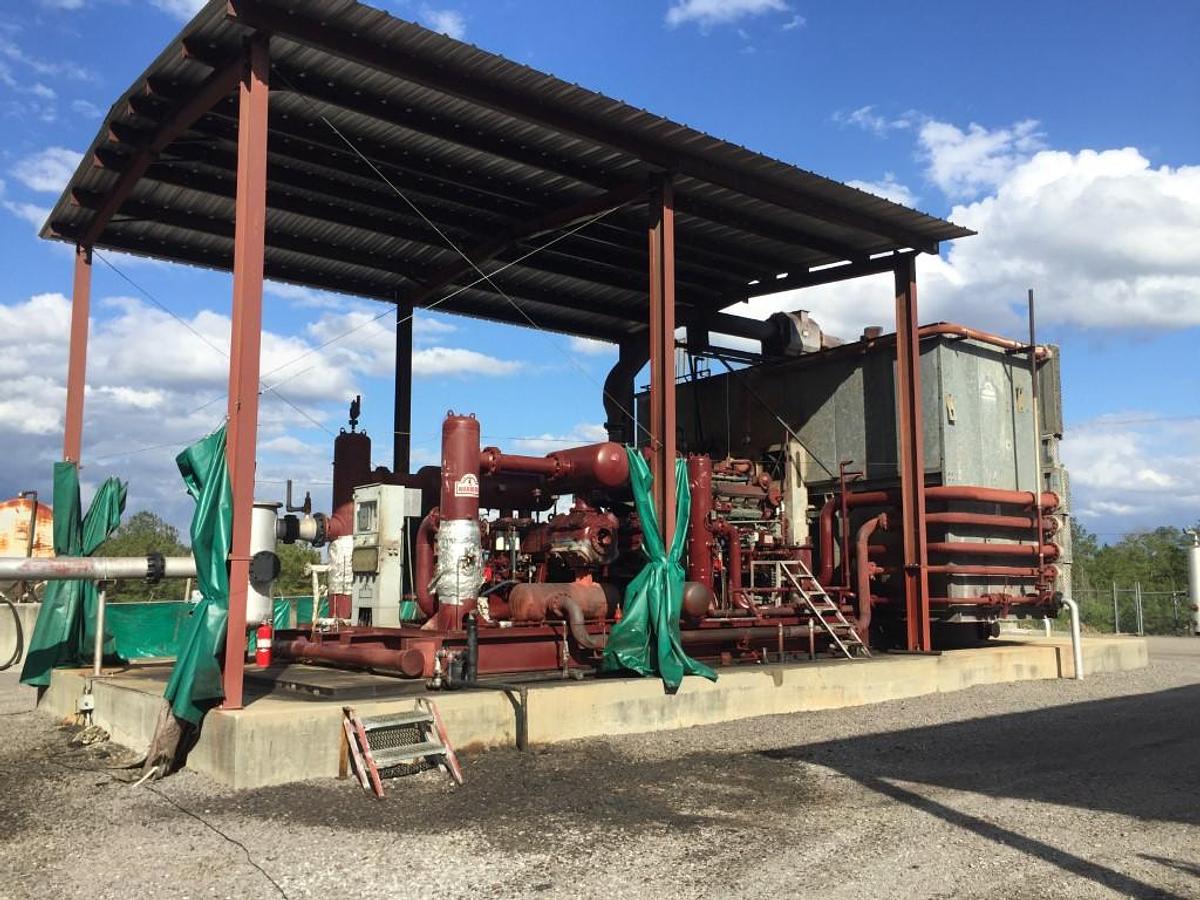 Used Waukesha L7042GSI / JGK-4 Three Stage 17.875" x 17.875" x 12.5" x 7.25" with 156VCIB Cooler