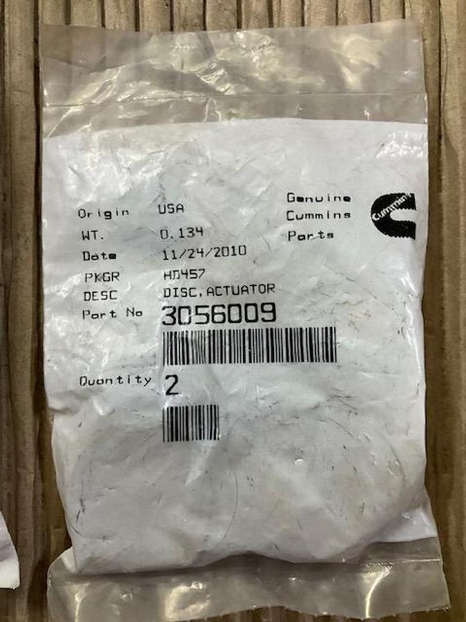 Cummins Actuator Disc PN 3056009