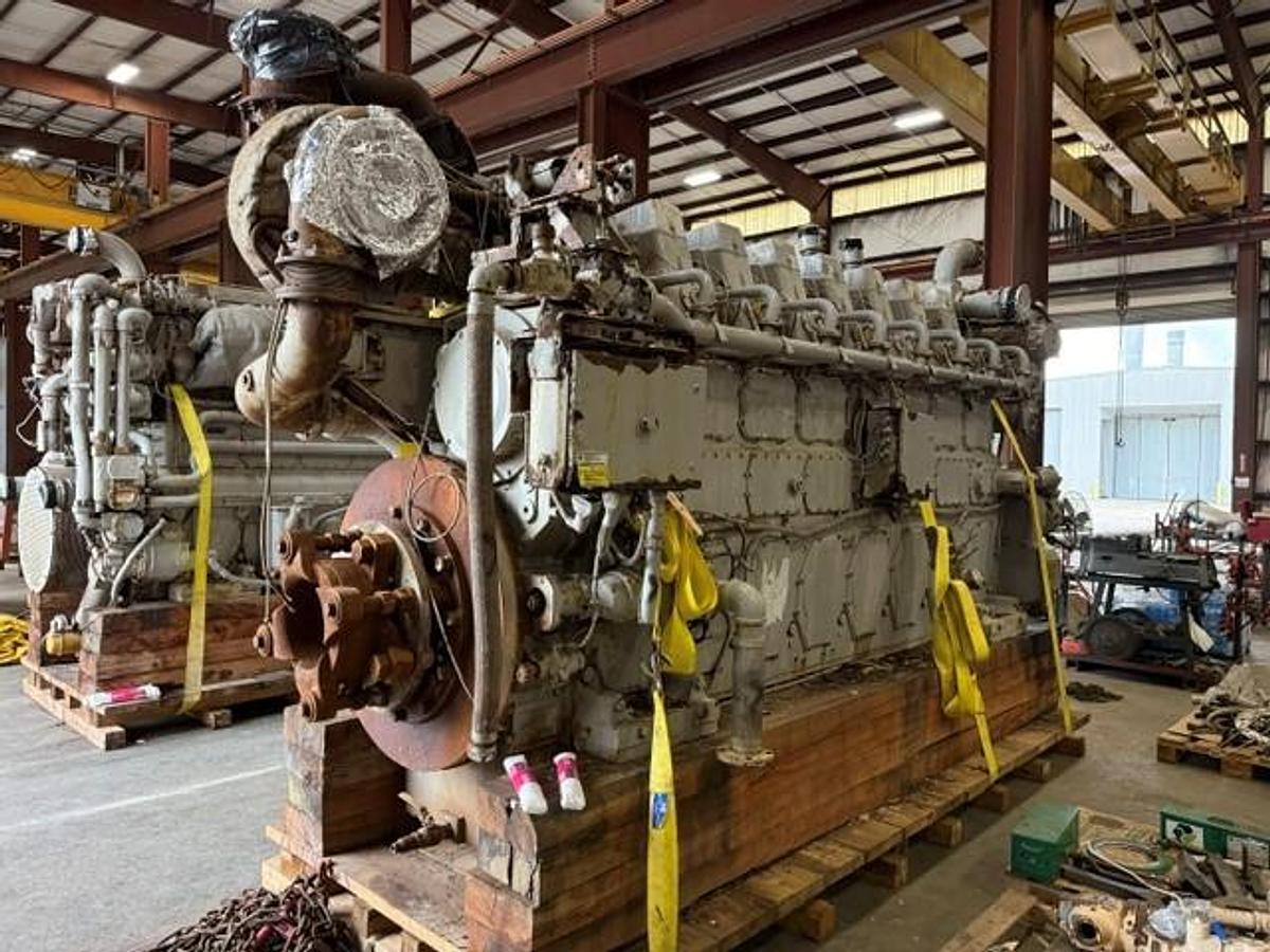 Used CAT G3608 A3 Engine SN BEN00776