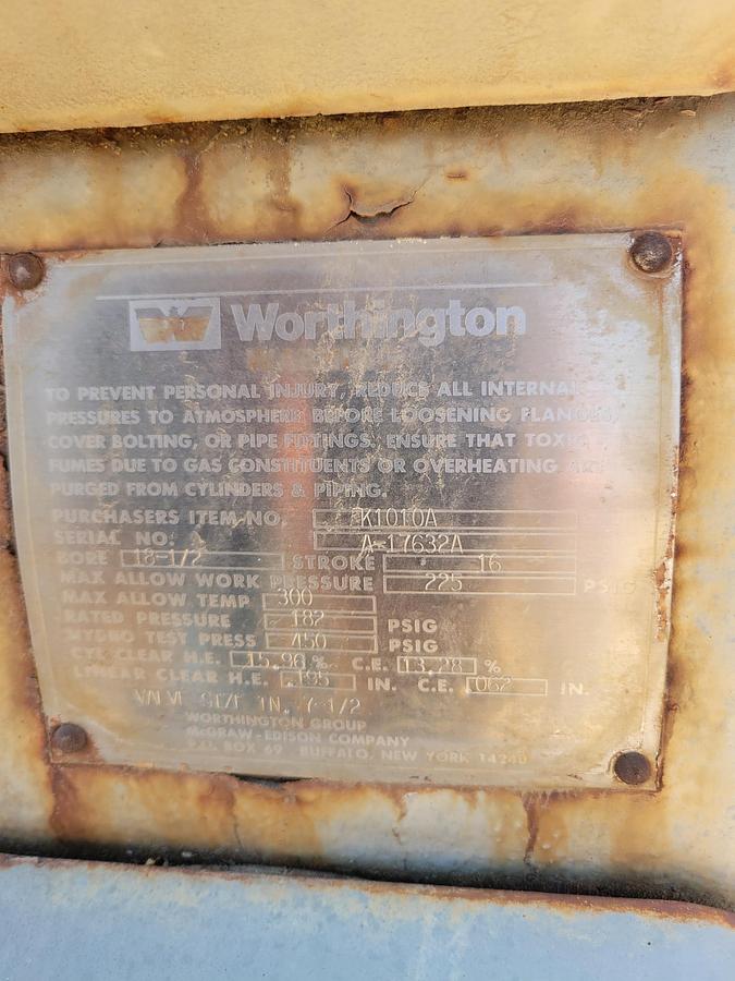 Used Worthington BDC Cylinders A-17632-A