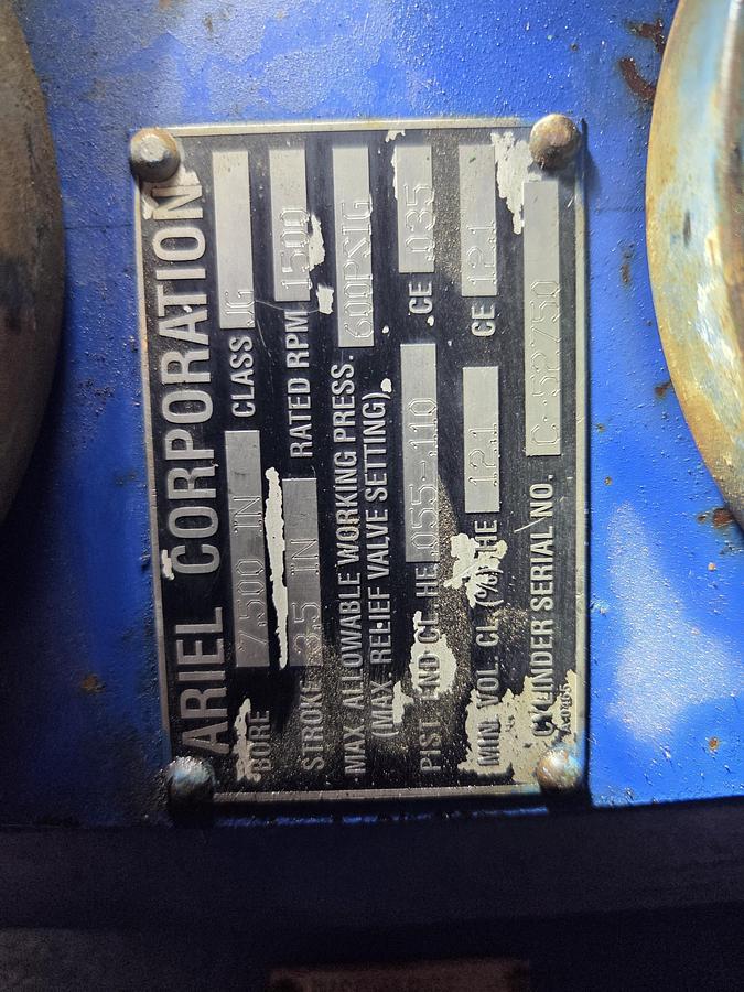 Used Ariel JG 7.500" Cylinder C-52750