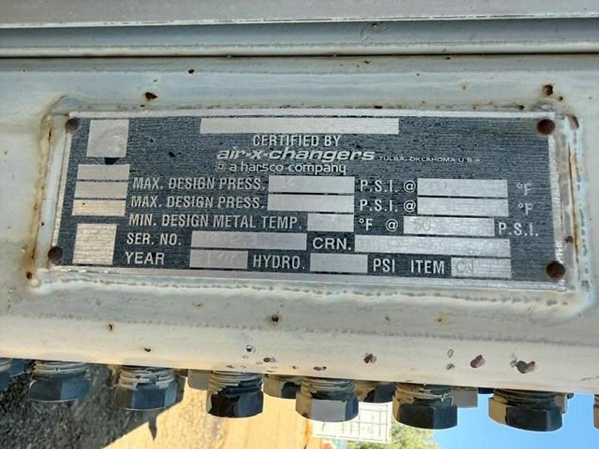 Used Air X Changer 60BVI Gas Cooler SN 974942