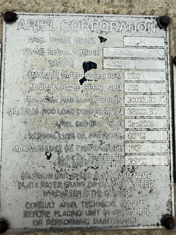 Used Ariel JGE-4 Frame SN F-23606