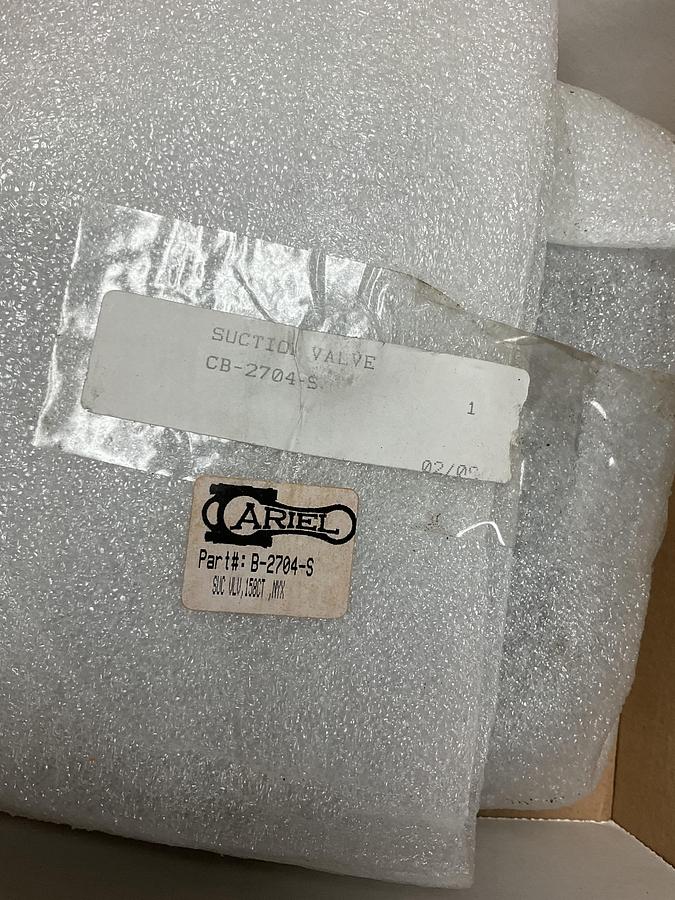 Ariel SUC VLV,158CT ,NYX PN: B-2704-S